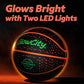 GlowCity Glow in The Dark Basketball for Teen Boy - Glowing Red Basket Ball, Light Up LED Toy for Night Ball Games - Sports Stuff & Gadgets for Kids Age 8 Years Old and Up. Great Gift for Boys & Girls