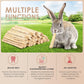 Bissap Sweet Bamboo Chew Sticks for Rabbits 1000g/2.2Ib, Bunny Chew Sticks for Rabbits Hamster Chinchilla Guinea Pigs Rabbit Small Animals Natural Treats Teeth Grinding Chew Toys