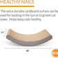 K&H Pet Products EZ Mount Window Cat Scratcher Kitty Sill Cradle REFILL ONLY (frame not included) Cardboard 11 X 20 X 2 Inches