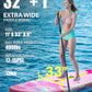 Inflatable Stand Up Paddle Board with SUP Accessories, Anti-Slip EVA Deck, 11'*33" Inflatable Paddle Boards for Adults & Youth of All Skill Levels