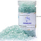 TWINKLING High Luster Crushed Glass Glitter, Broken Glass, Fire Glass Gems Chips for Fire Pit, DIY Resin Art, Epoxy Crafts, Geode Painting, Aquarium Decoration, 6-9mm(370g/13oz.) (Aqua)