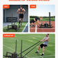 VEVOR Weight Sled, Steel Power Sled, Fitness Strength Training Sleds for Athletic Exercise Speed Improvement, Workout Fitness Equipment with Handle, Compatible with 1/2 in Weight Plates, Black