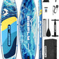 Bigfly Inflatable Stand Up Paddle Board 11’*34”*6”, Blow Up Paddle Board for Adults,with Detachable Fins, Pump, Floating Paddle, Safety Leash,Backpack