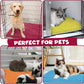 Barydat 8 Pcs Guinea Pig Cage Liner for Guinea Pig Cage Bedding Reusable Rabbit Mat Pad Washable Training Pad Animal Sleeping Bedding Mat(24x16'',Champagne, Lake Blue, Dark Purple, Grass Green)