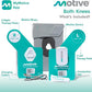 Motive Knee Pain Relief Therapy - Advanced Non-TENS Device to Treat Muscle Weakness, App Controlled, and a Portable Home Treatment for Pain Management Solution - Both Knees
