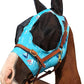 Horse Fly Mask Super Comfort Horse Fly Mask Elasticity Fly Mask with Ears We Only Make Products That Horses Like… (Sky Blue, L)