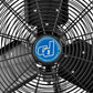 Continental Dynamics CD Premium 30" Oscillating Wall Mount Fan, TEFC Motor, 11,500 CFM, 1/2 HP