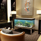 24 in X 48 in. Aquarium Stand | Industrial Style Aluminum Fish Tank Base with Open Frame Design