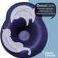 Cat Tunnel Bed for Indoor Cats, Medium Large, Donut Cave House up to 22 Lbs, Spacious for 2 Kittens (Dark Blue)