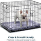 Stoutwool Indestructible Dog Bed - Fluffy Chew Proof Dog Crate Pad - Tough Kennel Pad for Aggressive Chewers - Washable, Ideal for Medium Breeds & Fits 30-Inch Crate - 29"x18", Jacaranda