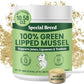 Green Lipped Mussel Powder for Dogs & Cats - 100% New Zealand Green Lipped Mussels - Natural Hip & Joint Supplement for Joints, Tendons, Ligaments, Muscles - 300 Grams - Up to 1,000 Servings