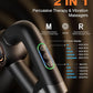 R3 Pro 3-in-1 Massage Gun with Vibration - 18mm Amplitude & 6500RPM Deep Tissue Percussion Massager for Pain Relief in Back, Shoulder, Leg - Gift for Athletes