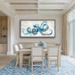 Octopus Large Wall Art Ocean Sea Nautical Pictures Rustic Blue Octopus Animal Wall Decor Canvas Print Painting Artwork for Bathroom Living Room Bedroom 60L" x 30W"