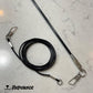 Replacement Strings for Cat Wand Toy - 3-Pieces - Chew-Proof Metal String Wire and 2 Durable Paracord Strings - Heavy Chewers Pack Cat Wand Toy Refill Strings (6 Replacement Strings)