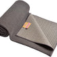 Hugger Mugger Yoga Towel - Graphite - Soft, Absorbent, Fast Drying, Non-Slip Backing, use by iteself or Over a Yoga mat, hot Yoga, Helps with Slippery Hands and feet