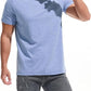 VEIISAR Premium V Neck T Shirts for Men - Modern Fitted Tees Vneck Undershirts