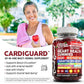 Clean Nutraceuticals Coq10 Gummies | Red Yeast Rice Hawthorn Berry Ginger Turmeric Citrus Bergamot Hibiscus Vitamin K2+D3 Magnesium Glycinate Cayenne Pepper Fenugreek Orange Flavor CardiGuard
