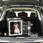 USA Pet Carrier & Crate 26" - Premium Collapsible Design for Medium Cats and Dogs - Portable Kennel for Indoor/Outdoor Use - 360-Degree Ventilation & Hard Plastic Wall Protection