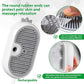 Cat Steam Brush with Release Button, 3 in 1 Rechargeable Pet Spray Water Comb for Long & Short Hair Removal, Self Cleaning Slicker Vapor Brush for Indoor Cats Dogs Rabbits Shedding Grooming