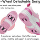 Roller Skate Shoes for Kids Girls Boys Detachable Wheeled Fashion Sneakers