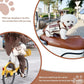 Dog Lift Harness Dog Carrier VES Harness Adjustable Leash with Small Puppy Treat Bag,Fits Most Cars,XS