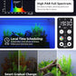 Aquarium Light for Fish Tank, 24/7 Custom Timer, Power-Off Memory, 7-Row LED 24-30in Full Spectrum Fish Tank Lights, 8 Colors, 20 Brightness, Day&Night Cycle, Adjustable Mount for Freshwater