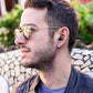 LUDOS Clamor Wired Earbuds in-Ear Headphones, 5 Years Warranty, Earphones with Microphone, Noise Isolating Ear Buds, Memory Foam for iPhone, Samsung, School Students, Kids, Women, Small Ears - Purple