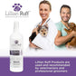 Lillian Ruff Waterless No-Rinse Dog Dry Shampoo Spray with Hydrating Essential Oils - pH-Balanced Dry Shampoo for Dogs - Clean, Condition, Detangle & Deodorize Dry, Sensitive Skin (Lavender)