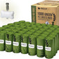 GORILLA SUPPLY Dog Poop Waste Bags with Dispenser and Leash Tie, 9" x 13", Green, 1000 Count