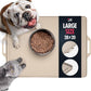 Tuff Pupper 28x20 Large Dog Feeding Mat for Food and Water | Dog Food Mats for Floors | Waterproof Dog Water Bowl Mat | Dog Placemats Pet Food Mat | Silicone Feeding Mat for Cats and Cat Bowls