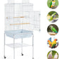 Yaheetech Play Open Top Parrot Bird Cages for Sun Parakeet Cockatiel Green Cheek Conure Lovebird w/Detachable Rolling Stand, White