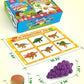 Coogam Sorting Toy for Toddlers, Animals Dinosaurs Fruits Vehicles Foods Fishes Balls Farm Playset, Fine Motor Montessori Game Preschool Educational Learning Gift for Year Old Kids