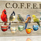 Rustic Bird Coffee Wall Art Kitchen Christ Coffee Pictures Wall Decor Farmhouse Cardinal Hummingbird Canvas Print Painting Artwork for Coffee Bar Living Room Bedroom 16"x24"