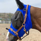 Horse Fly Mask Super Comfort Horse Fly Mask Elasticity Fly Mask with Ears We Only Make Products That Horses Like… (Royal Blue, M)