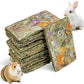 Fhiny 24 PCS Rabbit Timothy Hay Chips Toys, Natural Bunny Molar Treats with Herbal Flowers Rabbit Chew Toys for Teeth Small Animal Snacks for Rats Chinchillas Guinea Pigs Hamsters