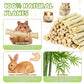 2lb Natural Sweet Bamboo Chew Toys for Small Pets - Organic Molar Sticks with Xylose & Vitamins for Rabbit, Guinea Pig, Hamster - Dental Care & Chewing Entertainment