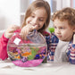 Keedolla 15 Oz Aquarium Fish Tank Pebbles Gravel for Betta Fish, Sea Glass Beads Fish Bowl Rocks Pebbles Glass Stone Polished for Aquarium, Vase Fillers, Christmas Decoration - Pink
