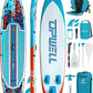 UPWELL 11’6”/11'2”/11'/10'8”/10'6”/10'2” Inflatable Stand Up Paddle Board with sup Accessories Including Backpack, Repairing Kits, Non-Slip Deck, Leash, 3 Fins, Paddle and Hand Pump
