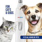 Cat and Dog Nail Grinder - Rechargeable Electric Pet Nail Clipper & Trimmer- Painless Paws Grooming - Quiet 2-Speed Motor. 3 Size Ports for Small, Medium, Large Pets- Up to 4 Hours of Charge