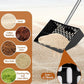 Chicken Poop Scooper with Ergonomic D-Grip 64" Long Handle 4 Sections Adjustable Stainless Steel Chicken Coop Scooper for Sand Sifting Shovel Farm Beach Garden Yard Waste Litter Pooper Cleaning Tools