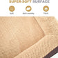 JOYELF Orthopedic Dog Bed for Extra Large Dogs, U-Shaped Foam Sofa Couch Bed, Bolster Waterproof Pet Bed with Removable Washable Cover and Nonskid Bottom for Dogs - Coffee