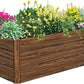 SnugNiture Galvanized Raised Garden Bed 8x4x2FT Outdoor Large Metal Planter Box Steel Kit for Planting Vegetables, Flowers