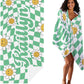 JML Personalized Beach Towel with Name, Custom Flower Beach Towel, Customized Microfiber Pool Towel, Quick Dry & Absorbent Swim Towel for Adult,Anniversary, Birthday, Summer Holiday,Vacation