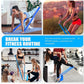 Resistance Bands, Exercise Bands, Physical Therapy Bands for Strength Training, Yoga, Pilates, Stretch Elastic Band with Different Strengths, Workout Bands for Home Gym