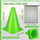 Syhood 30 Pack 7 Inch Plastic Traffic Cones Sports Training Agility Marker Mini Cones for Soccer, Skating, Football, Basketball, Indoor and Outdoor Games Sports Practice Equipment