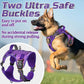 rabbitgoo Tactical Dog Harness for Large Dogs, No Pull Military Service Vest with Handle & Molle, Easy Control for Training Walking, Adjustable Reflective Straps, Purple Camo, L