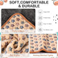 Reginary 4 Pcs Waterproof Guinea Pig Blankets Washable Small Animal Fleece Bedding Absorbent Guinea Pig Cage Liners Reusable Pet Pee Pad Sleep Mat for Hamster Ferret(Star Pattern,24 x 47 Inch)