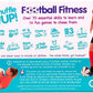 Shuffle Up Soccer Card Games - 70+ Fun & Active Skills Cards for Kids, Fitness Cards Develop Fundamentals, Stamina & Strength, Easy to Play for Kids | Multiple Skills Level Card Include 2 Dices