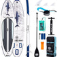 TRUISLAND Inflatable Paddle Board, Stand Up Paddle Board with Backpack, Non-Slip Thickened Deckpad, Waterproof Phone Case, Leash, Paddle, Hand Pump