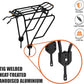 Ibera PakRak Touring Bicycle Seatpost/Disc/Non/Disc Rack and Quick Release Bag